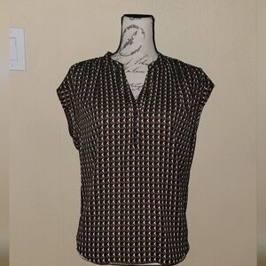 Geometric Patterned Women's Top